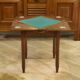 Art Deco game table in walnut from the 1930s.