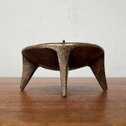 Bougeoir Brutaliste du Milieu du Siècle en Bronze, années 1960