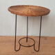 Rattan side table 1950s
