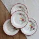 4 vintage deep plates, ironstone Salins model Pierrette