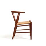 Illum Wikkelsø for N. Eilersen rare Side Chair "24GT" in Teak