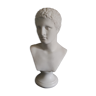 bust of Hermes in white plaster