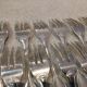 12 silver-plated metal cake forks by Christofle Vendôme 15.2