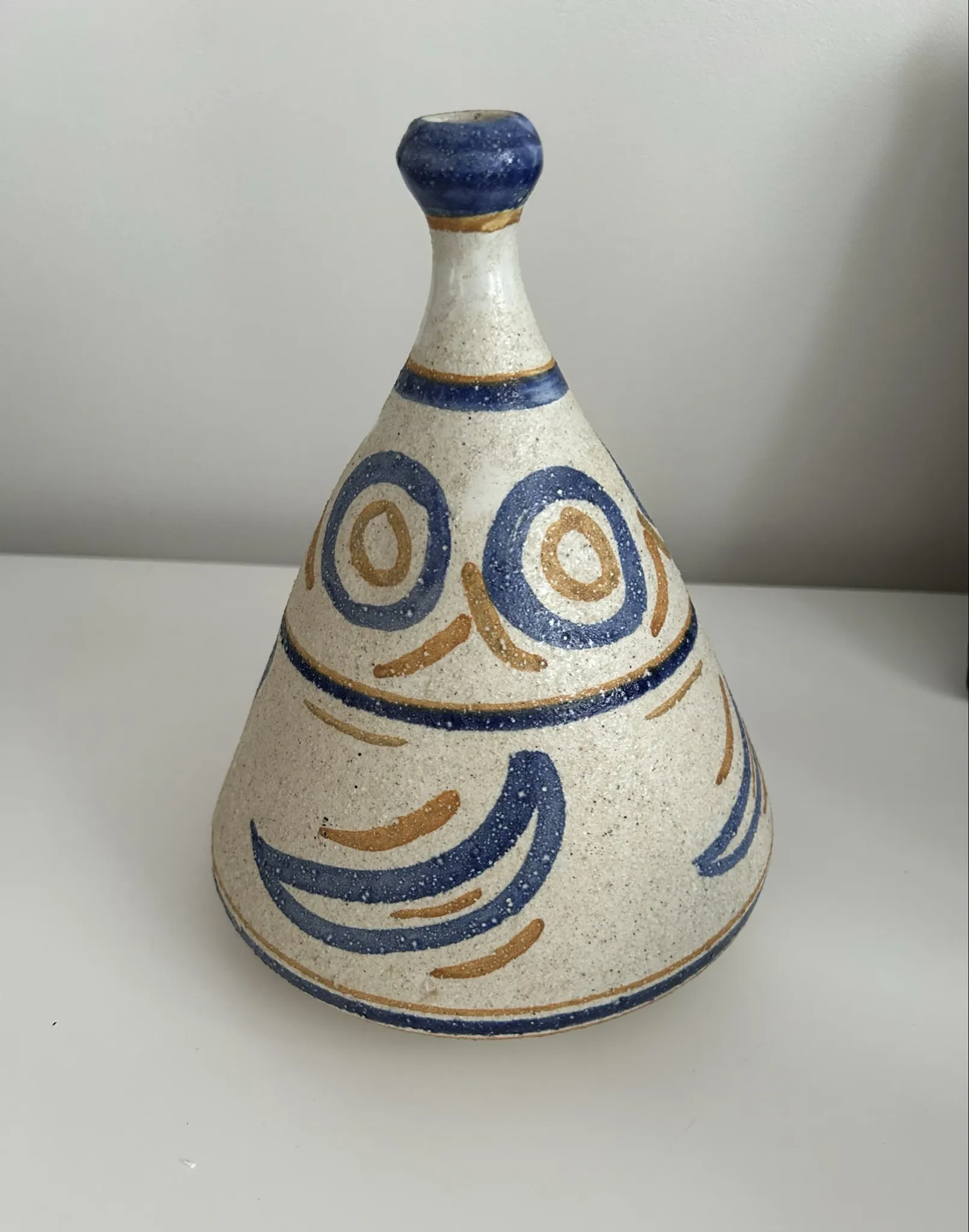 Ceramic owl sculpture from Vietri - Salvatore Procida, 1953