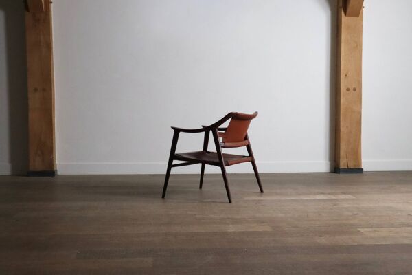 Fauteuil lounge Rastad et Relling Bambi Gustav Bahus Norvège 1950