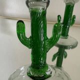Vintage blown glass cactus glasses
