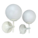 Set of Two white Ball Wall Lights by E. R. NEELE for Temde, Switzerland, 19