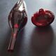 Lot de 2 vases contemporains couleur brique