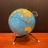 Tripod terrestrial globe 1970