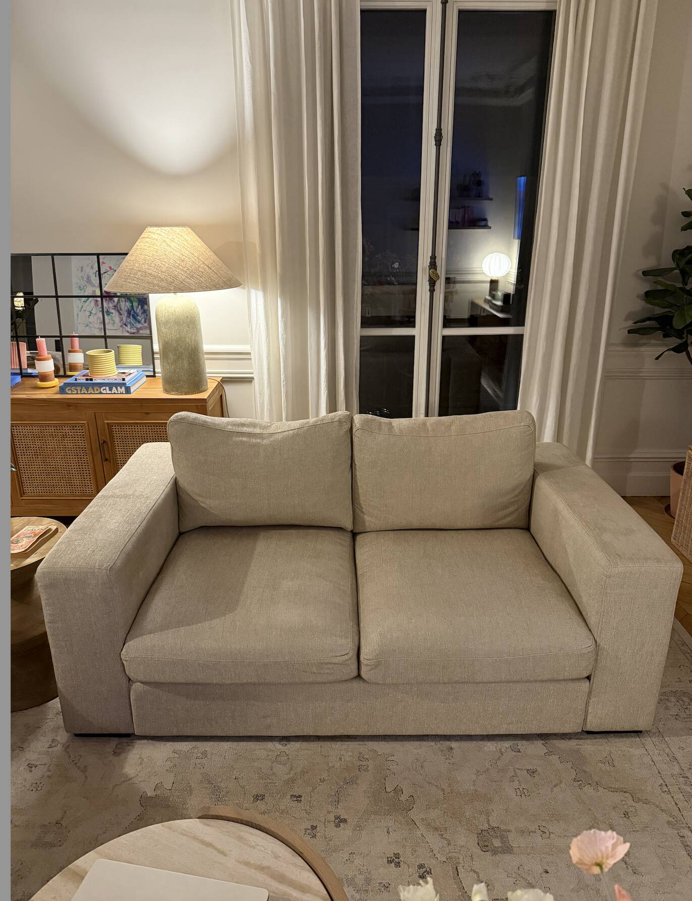 Beige 2-seater sofa BoConcept