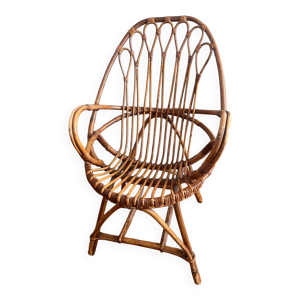 Fauteuil en rotin type