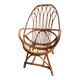 Fauteuil en rotin type oeuf