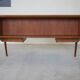 Vintage Teak desk by Gunner Nielsen for Tibergaard