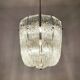 Large Ice Glass Chandelier by J.T. Kalmar