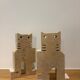 Pair of travertine cats, Fratelli Mannelli, Italy, 1970s