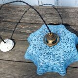 Clichy blue glass suspension