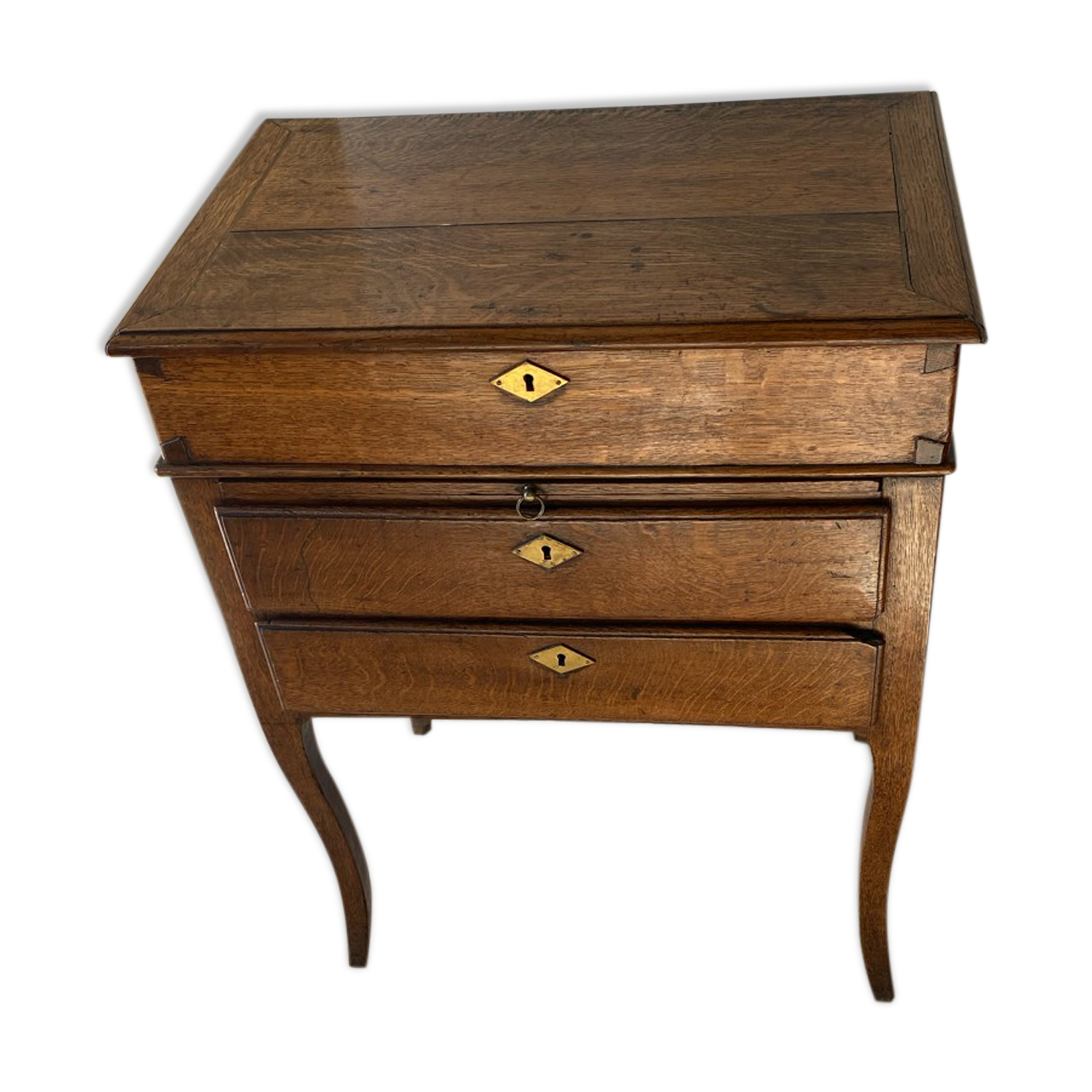 Commode écritoire chêne début 19 e