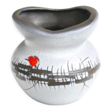 Ceramic vase by Francois Caleca, Vallauris, 60s