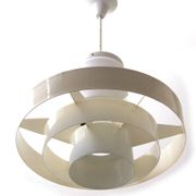 Large Fog and Morup industrial vintage pendant lamps