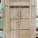 Old teak door