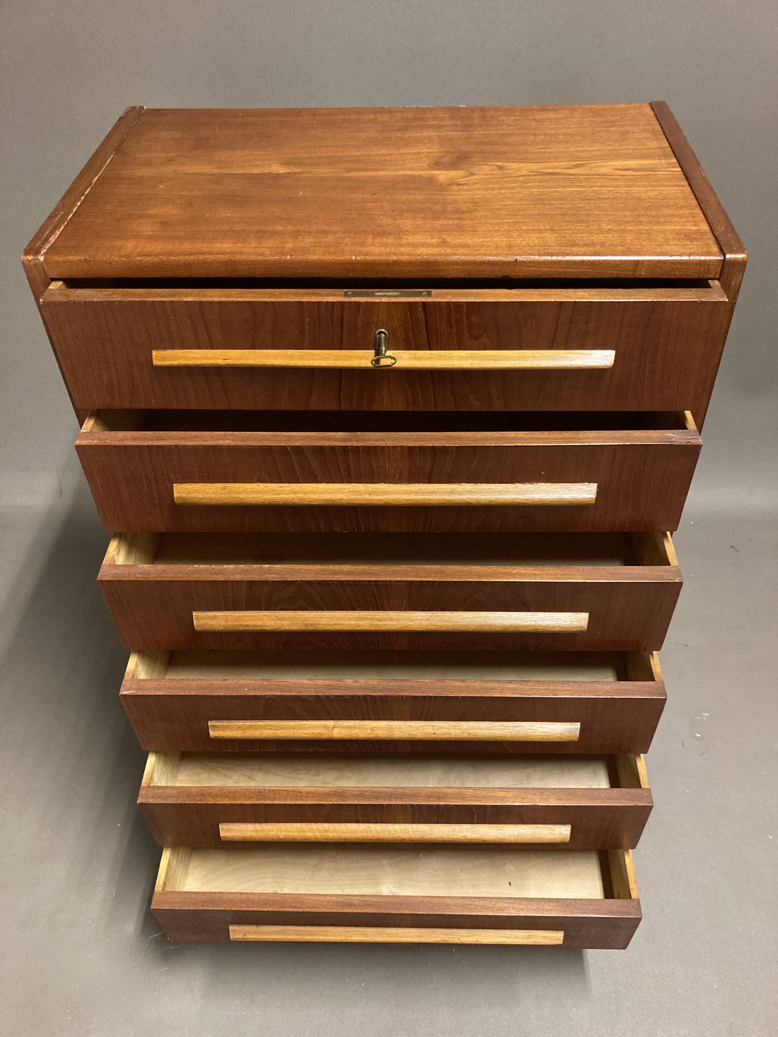Scandinavian design chest of drawers 1950.
