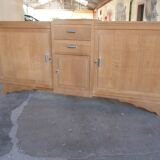 Solid oak row from the 50s