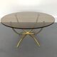 Brass and Smoked Glass Coffee Table,1970s