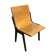 1950s church or school chairs in beech plywood and black stained wood by Roland Rainer