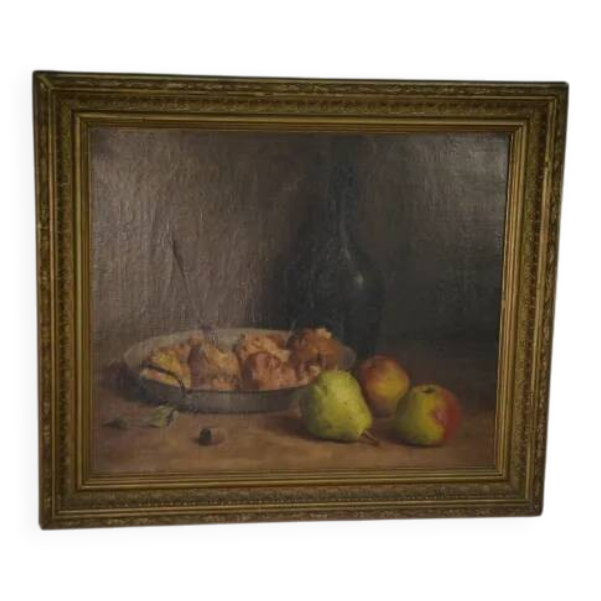 Oil painting on canvas, still life, signed C. Declercq, 1893