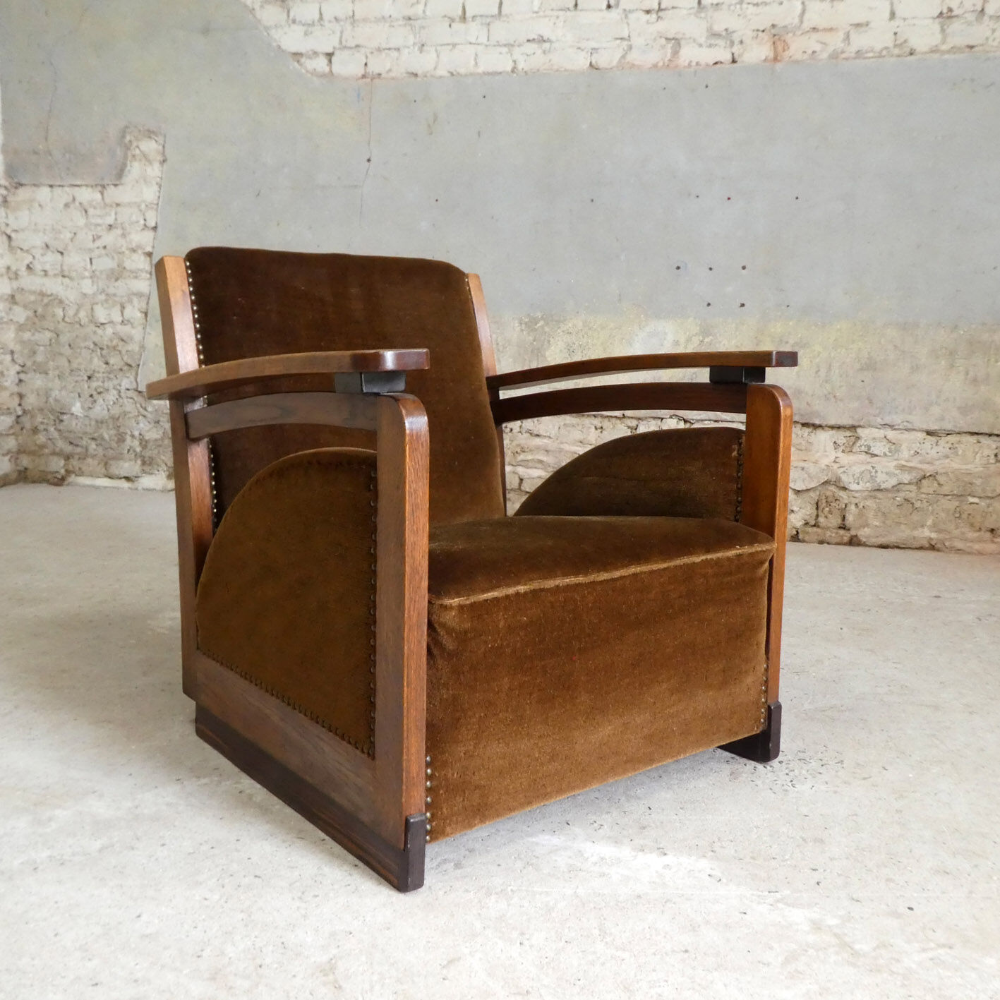 Modernist art deco armchair