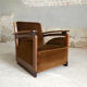 Modernist art deco armchair