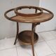 Servant 1900 , Art Nouveau Curved Wooden Bathroom Cabinet