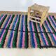 Berber carpet colorful corridor 215 X 88 CM