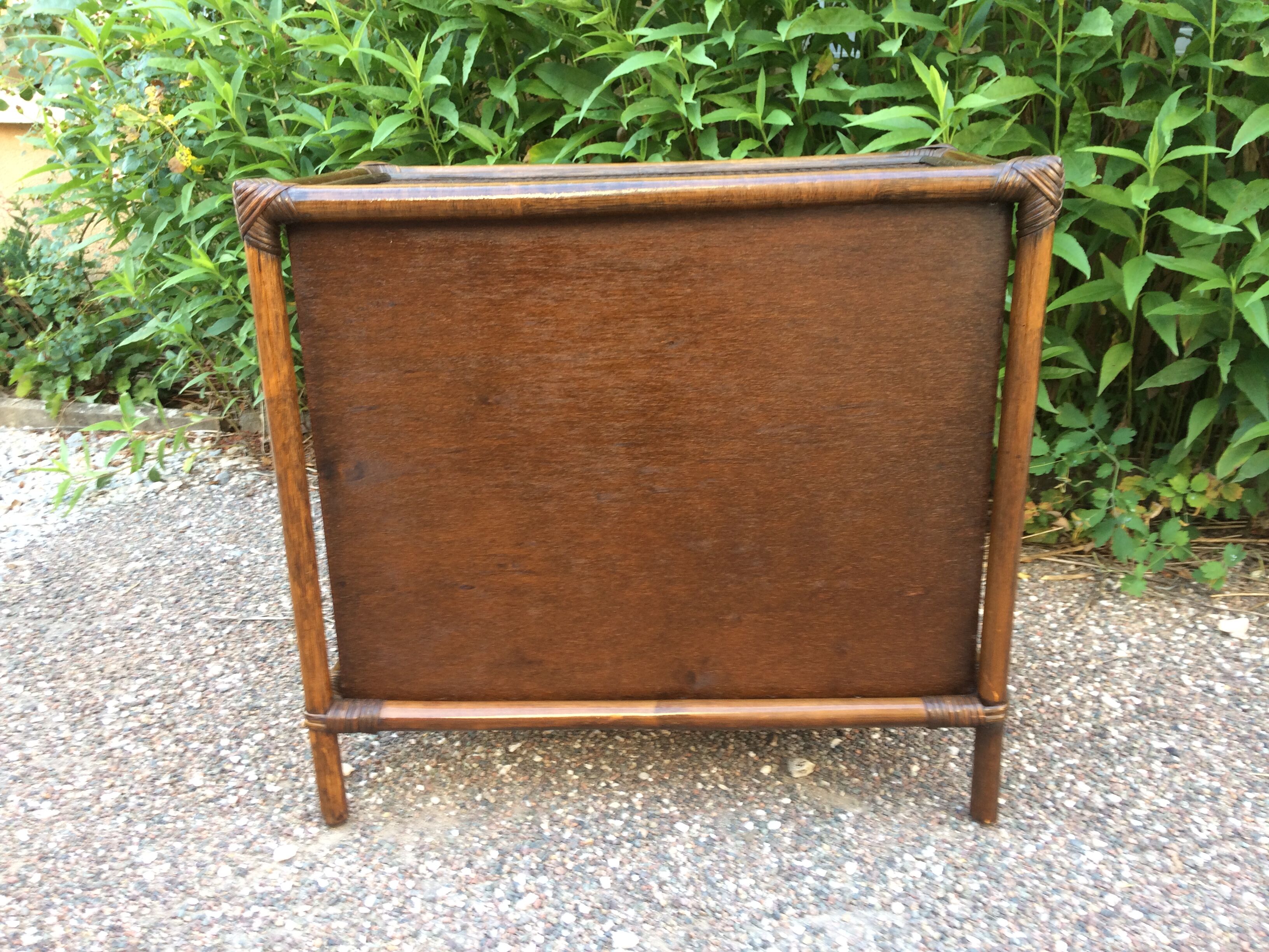 Bamboo and canning chest of drawers