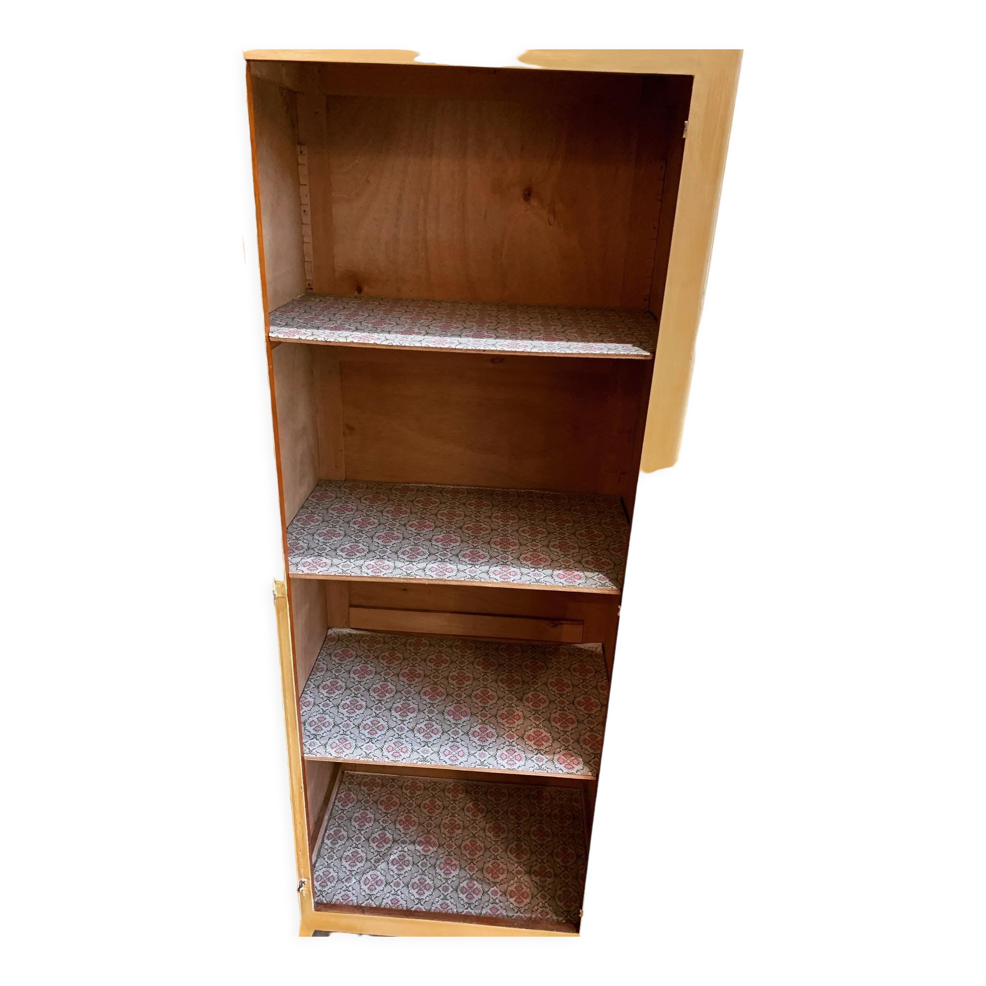 Yellow antique wardrobe