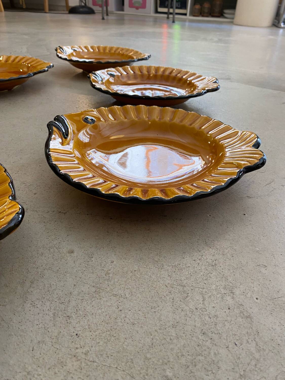 Vallauris fish soup plates