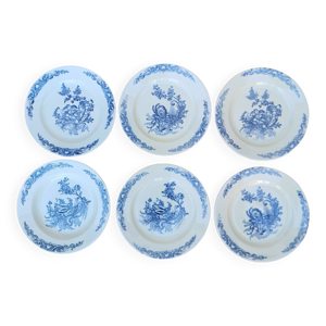 6 assiettes plates Clairefontaine