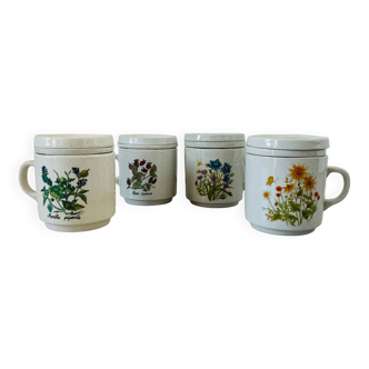 Herbal tea cups