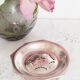 Antique Coquillor Junior butter dish in silver metal