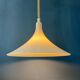 White Space Age Suspension "Witch Hat" Mid-Century