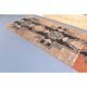 Vintage natural Turkish hand-knotted runner orange rug 80x348