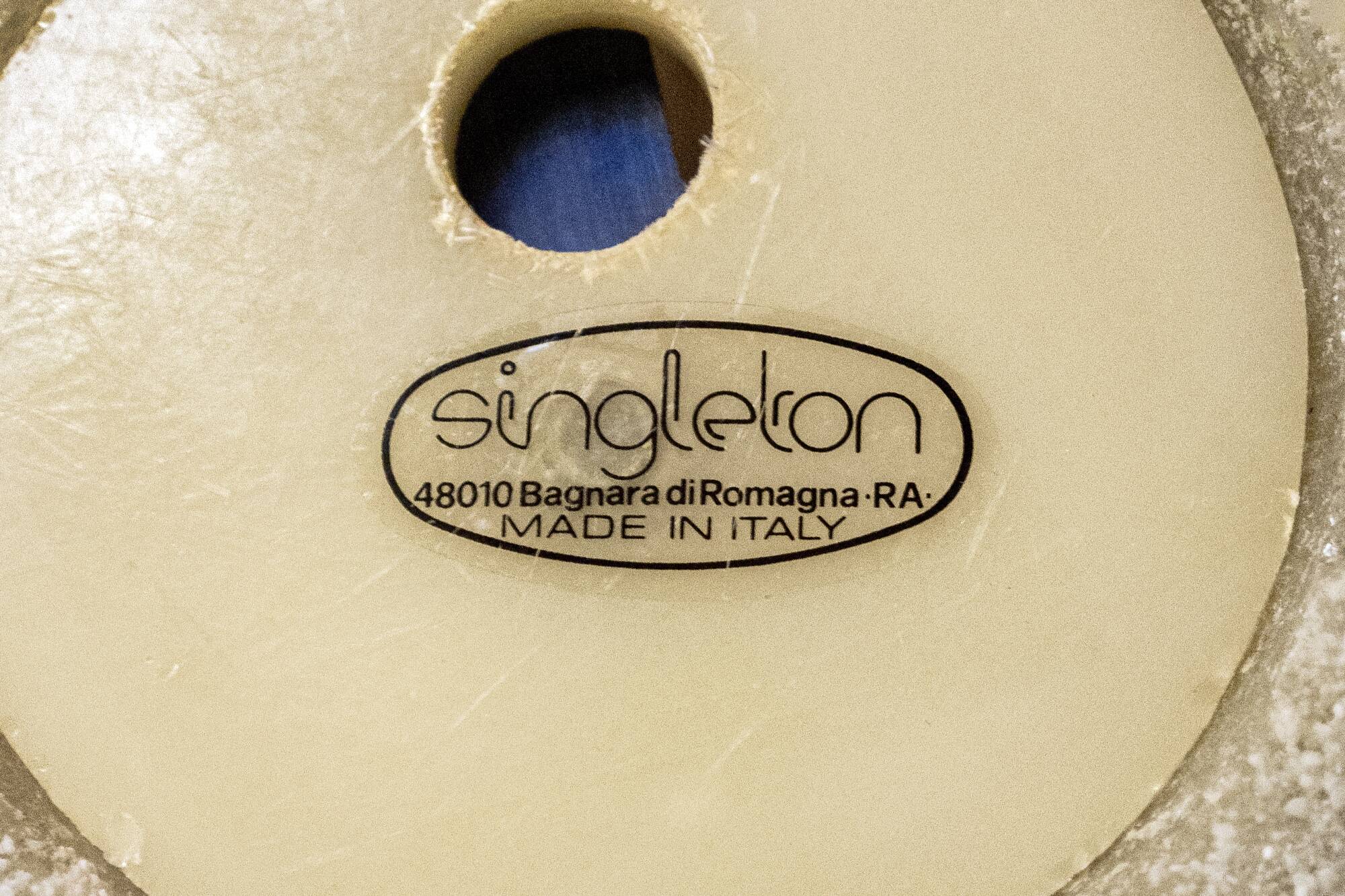 Lampada a roccia lunare Piramide di Singleton, Italia, anni '70