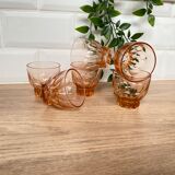 Set de 6 verres Luminarc étoile rose