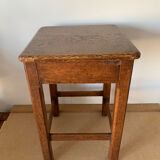 Antique oak stool