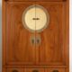 Commode Chinoise 2 portes en bois de Camphre