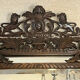 Miroir ancien chêne sculpté - Style Henri II