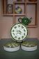 Service plate ceramic shells Orchies Moulin des Loups X11 and a large dish, oyster plate