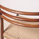 1x Niels Møller Chair Model 78 in Rosewood, 1960s Denmark