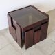 Stackable nesting tables by Gianfranco Frattini for Cassina (set of 3)