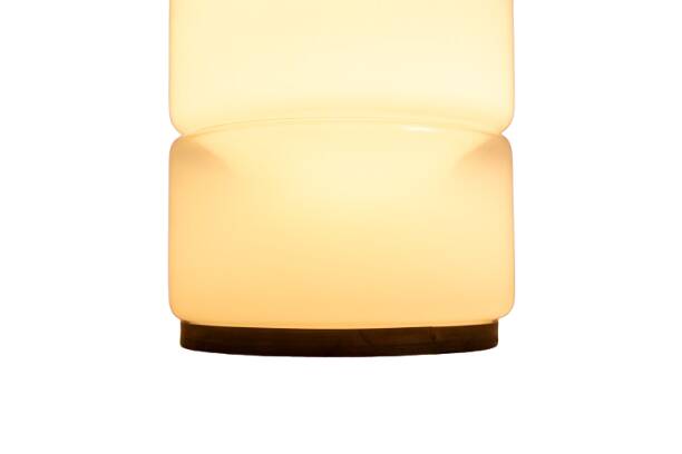 Carlo Nason.  Lampadaire LT316 en verre opalescent blanc de Murano